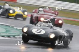 Silverstone Classic 2019 9 EASTICK Benjamin, GB, JONES Karl, GB, Jaguar D-type At the Home of British Motorsport. 26-28 July 2019 Free for editorial use only  Photo credit – JEP