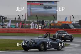 Silverstone Classic 2019 24 WARD Josh, GB, WARD Chris, GB, Jaguar XK120 Ecurie Ecosse At the Home of British Motorsport. 26-28 July 2019 Free for editorial use only  Photo credit – JEP