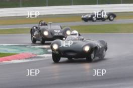 Silverstone Classic 2019 2 PEARSON John, GB, PEARSON Gary, GB, Jaguar D-type At the Home of British Motorsport. 26-28 July 2019 Free for editorial use only  Photo credit – JEP