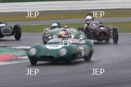 Silverstone Classic 2019 H.DE SILVA / T.DE SILVA Lotus 11 At the Home of British Motorsport. 26-28 July 2019 Free for editorial use only  Photo credit – JEP