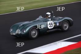 Silverstone Classic 2019 WEBB / YOUNG Jaguar C-type At the Home of British Motorsport. 26-28 July 2019 Free for editorial use only  Photo credit – JEP