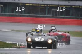 Silverstone Classic 2019 9 EASTICK Benjamin, GB, JONES Karl, GB, Jaguar D-type At the Home of British Motorsport. 26-28 July 2019 Free for editorial use only  Photo credit – JEP