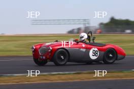 Silverstone Classic 2019 98 MATTHEWS Nick, GB, Austin-Healey 100/4 At the Home of British Motorsport. 26-28 July 2019 Free for editorial use only  Photo credit – JEP