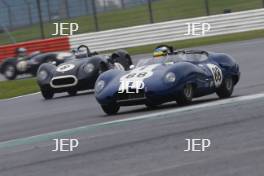 Silverstone Classic 2019 88 KENT Richard, GB, Lister Costin Jaguar At the Home of British Motorsport. 26-28 July 2019 Free for editorial use only  Photo credit – JEP