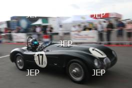 Silverstone Classic 2019 17 WAKEMAN Frederic, GB, BLAKENEY-EDWARDS Patrick, GB, Jaguar C-type At the Home of British Motorsport. 26-28 July 2019 Free for editorial use only  Photo credit – JEP