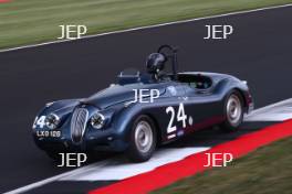 Silverstone Classic 2019 24 WARD Josh, GB, WARD Chris, GB, Jaguar XK120 Ecurie Ecosse At the Home of British Motorsport. 26-28 July 2019 Free for editorial use only  Photo credit – JEP