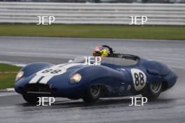 Silverstone Classic 2019 88 KENT Richard, GB, Lister Costin Jaguar At the Home of British Motorsport. 26-28 July 2019 Free for editorial use only  Photo credit – JEP