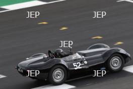 Silverstone Classic 2019 52 SPIERS John, GB, Lister Jaguar Knobbly At the Home of British Motorsport. 26-28 July 2019 Free for editorial use only  Photo credit – JEP