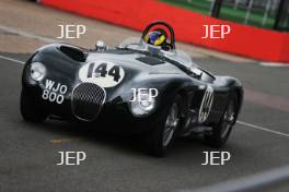 Silverstone Classic 2019 144 POCHCIOL Paul, GB, HANSON James, GB, Jaguar C-type At the Home of British Motorsport. 26-28 July 2019 Free for editorial use only  Photo credit – JEP