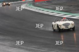 Silverstone Classic 2019 58 STANLEY David, GB, Austin-Healey 100 Le Mans At the Home of British Motorsport. 26-28 July 2019 Free for editorial use only  Photo credit – JEP