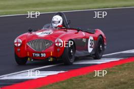 Silverstone Classic 2019 98 MATTHEWS Nick, GB, Austin-Healey 100/4 At the Home of British Motorsport. 26-28 July 2019 Free for editorial use only  Photo credit – JEP