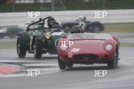 Silverstone Classic 2019 15 WILSON Richard, GB, STRETTON Martin, GB, Maserati 250S At the Home of British Motorsport. 26-28 July 2019 Free for editorial use only  Photo credit – JEP