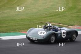 Silverstone Classic 2019 WEBB / YOUNG Jaguar C-type At the Home of British Motorsport. 26-28 July 2019 Free for editorial use only  Photo credit – JEP