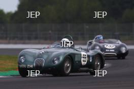 Silverstone Classic 2019 WEBB / YOUNG Jaguar C-type At the Home of British Motorsport. 26-28 July 2019 Free for editorial use only  Photo credit – JEP