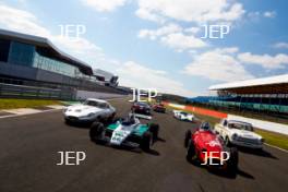 Silverstone Classic (27-29 July 2019) Preview Day, 10th April 2019, At the Home of British Motorsport.   Hero shot 2019  Free for editorial use only. Photo credit - JEP