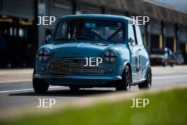 Silverstone Classic (27-29 July 2019) Preview Day, 10th April 2019, At the Home of British Motorsport. Mini  Free for editorial use only. Photo credit - JEP