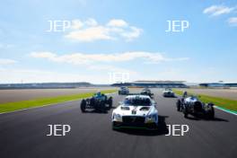 Silverstone Classic (27-29 July 2019) Preview Day, 10th April 2019, At the Home of British Motorsport. Bentley Centenary Tracking Free for editorial use only. Photo credit - JEP