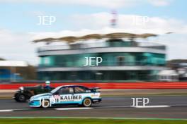 Silverstone Classic (27-29 July 2019) Preview Day, 10th April 2019, At the Home of British Motorsport. Ford Sierra Cosworth Free for editorial use only. Photo credit - JEP