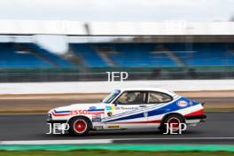 Silverstone Classic (27-29 July 2019) Preview Day, 10th April 2019, At the Home of British Motorsport. Ford Capri. Free for editorial use only. Photo credit – JEP