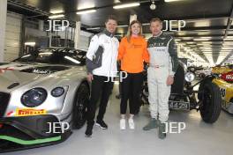 Silverstone Classic (27-29 July 2019) Preview Day, 10th April 2019, At the Home of British Motorsport. Bentley, Guy Smith, Tom Kristensen, Alzheimer`s Research UK Free for editorial use only. Photo credit - JEP