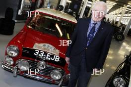 Silverstone Classic (27-29 July 2019) Preview Day, 10th April 2019, At the Home of British Motorsport. Paddy Hopkirk, Mini  Free for editorial use only. Photo credit - JEP