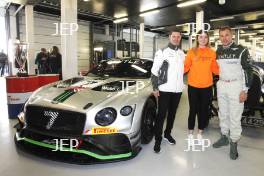 Silverstone Classic (27-29 July 2019) Preview Day, 10th April 2019, At the Home of British Motorsport. Bentley, Guy Smith, Tom Kristensen, Alzheimer`s Research UK Free for editorial use only. Photo credit - JEP