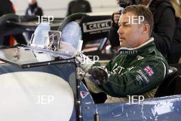 Silverstone Classic (27-29 July 2019) Preview Day, 10th April 2019, At the Home of British Motorsport. Bentley, Tom Kristensen Free for editorial use only. Photo credit - JEP