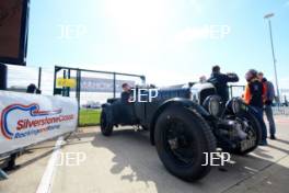 Silverstone Classic (27-29 July 2019) Preview Day, 10th April 2019, At the Home of British Motorsport. Tom Kristensen Bentley  Free for editorial use only. Photo credit - JEP