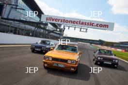 Silverstone Classic (27-29 July 2019) Preview Day, 10th April 2019, At the Home of British Motorsport. Middlebridge Scimitar anniversary tracking Free for editorial use only. Photo credit - JEP