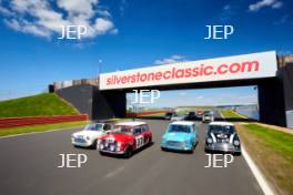 Silverstone Classic (27-29 July 2019) Preview Day, 10th April 2019, At the Home of British Motorsport. Mini 60th Anniversary Tracking Free for editorial use only. Photo credit - JEP