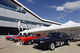 Silverstone Classic (27-29 July 2019) Preview Day, 10th April 2019, At the Home of British Motorsport. Ford Capri  Free for editorial use only. Photo credit - JEP