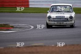 Silverstone Classic (27-29 July 2019) Preview Day, 10th April 2019, At the Home of British Motorsport. Ford Cortina. Free for editorial use only. Photo credit – JEP