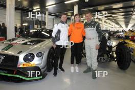 Silverstone Classic (27-29 July 2019) Preview Day, 10th April 2019, At the Home of British Motorsport. Bentley, Guy Smith, Tom Kristensen, Alzheimer`s Research UK Free for editorial use only. Photo credit - JEP