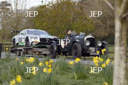 Silverstone Classic (27-29 July 2019) Preview Day, 10th April 2019, At the Home of British Motorsport. Bentley  Free for editorial use only. Photo credit - JEP