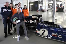 Silverstone Classic (27-29 July 2019) Preview Day, 10th April 2019, At the Home of British Motorsport. Paul Stewart, Tyrrell - alzheimers research uk  Free for editorial use only. Photo credit - JEP