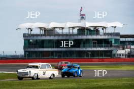 Silverstone Classic (27-29 July 2019) Preview Day, 10th April 2019, At the Home of British Motorsport. Ford Cortina. Free for editorial use only. Photo credit – JEP