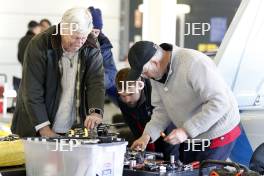 Silverstone Classic (27-29 July 2019) Preview Day, 10th April 2019, At the Home of British Motorsport. Silverstone Classic Paddock Free for editorial use only. Photo credit - JEP