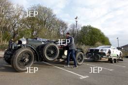 Silverstone Classic (27-29 July 2019) Preview Day, 10th April 2019, At the Home of British Motorsport. Bentley  Free for editorial use only. Photo credit - JEP