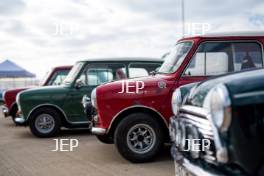 Silverstone Classic (27-29 July 2019) Preview Day, 10th April 2019, At the Home of British Motorsport. Mini  Free for editorial use only. Photo credit - JEP