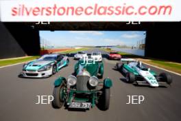 Silverstone Classic (27-29 July 2019) Preview Day, 10th April 2019, At the Home of British Motorsport.   Hero shot 2019  Free for editorial use only. Photo credit - JEP