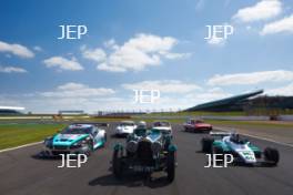 Silverstone Classic (27-29 July 2019) Preview Day, 10th April 2019, At the Home of British Motorsport.   Hero shot 2019  Free for editorial use only. Photo credit - JEP