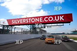 Silverstone Classic (27-29 July 2019) Preview Day, 10th April 2019, At the Home of British Motorsport. Middlebridge Scimitar anniversary tracking Free for editorial use only. Photo credit - JEP