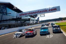 Silverstone Classic (27-29 July 2019) Preview Day, 10th April 2019, At the Home of British Motorsport. Mini 60th Anniversary Tracking Free for editorial use only. Photo credit - JEP