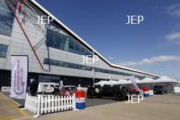 Silverstone Classic (27-29 July 2019) Preview Day, 10th April 2019, At the Home of British Motorsport. Silverstone Classic Paddock Free for editorial use only. Photo credit - JEP