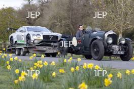 Silverstone Classic (27-29 July 2019) Preview Day, 10th April 2019, At the Home of British Motorsport. Bentley  Free for editorial use only. Photo credit - JEP