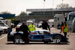 Silverstone Classic (27-29 July 2019) Preview Day, 10th April 2019, At the Home of British Motorsport. Peugeot 908  Free for editorial use only. Photo credit - JEP