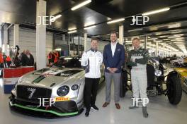 Silverstone Classic (27-29 July 2019) Preview Day, 10th April 2019, At the Home of British Motorsport. Bentley, Tom Kristensen Free for editorial use only. Photo credit - JEP