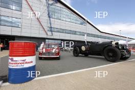 Silverstone Classic (27-29 July 2019) Preview Day, 10th April 2019, At the Home of British Motorsport. Silverstone Classic Paddock Free for editorial use only. Photo credit - JEP