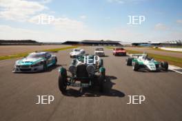 Silverstone Classic (27-29 July 2019) Preview Day, 10th April 2019, At the Home of British Motorsport.   Hero shot 2019  Free for editorial use only. Photo credit - JEP