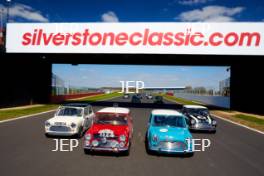 Silverstone Classic (27-29 July 2019) Preview Day, 10th April 2019, At the Home of British Motorsport. Mini 60th Anniversary Tracking Free for editorial use only. Photo credit - JEP